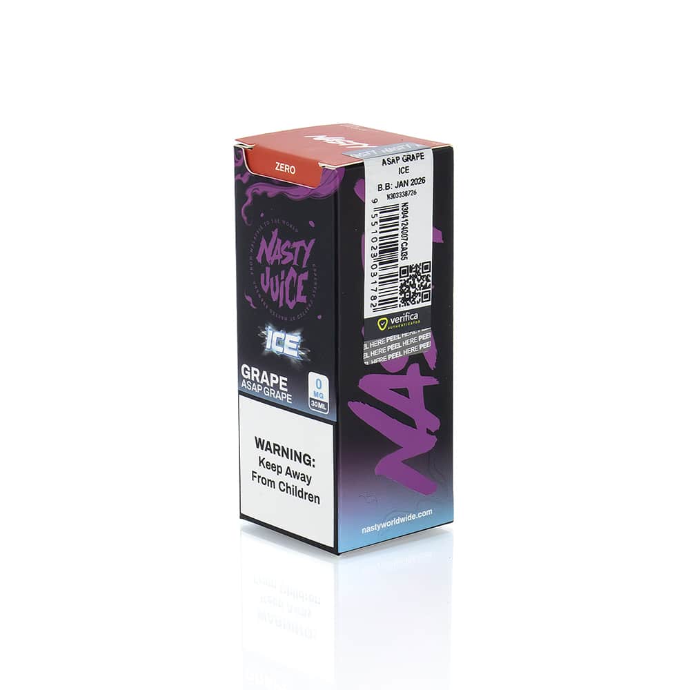 ASAP Grape Ice - Nasty Salt | 30Ml Vape Juice | 20MG, 35MG, 50MG | Vape Store