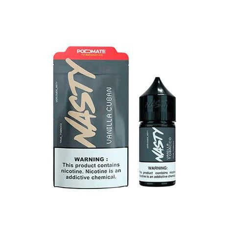 Vanilla Cuban - Nasty Podmate Salt | 30ML Vape Juice | 35MG, 50MG | Vape Store