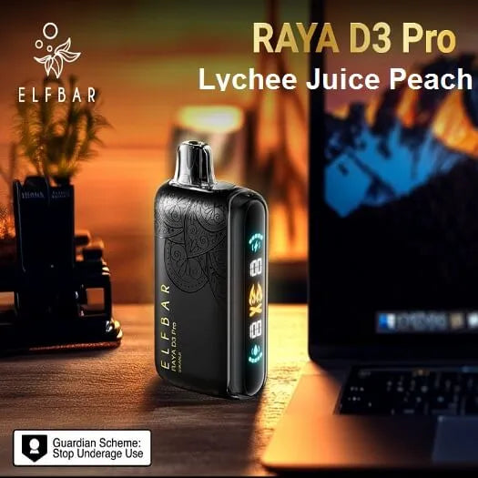 Elf Bar Raya D3 Pro 30K – Lychee Juicy Peach