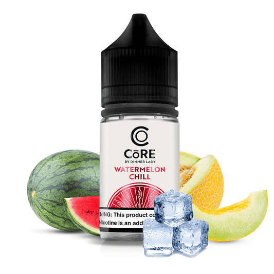 Watermelon Chill - Core Salt by Dinner Lady | 30ML Vape Juice | 20MG, 30MG, 50MG | Vape Store