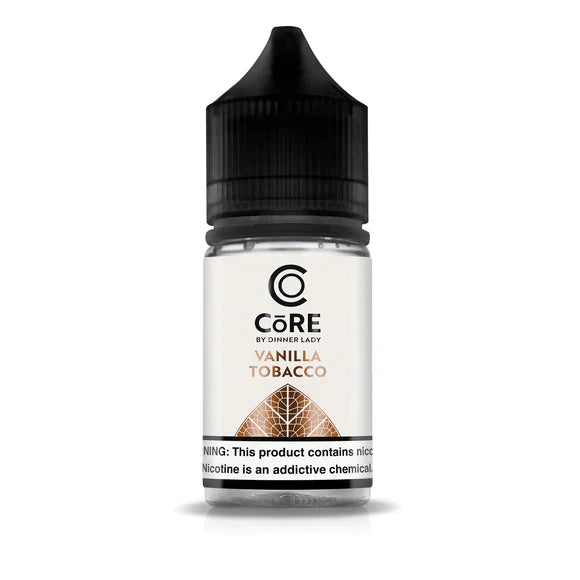 Vanilla Tobacco - Core Salt by Dinner Lady | 30ML Vape Juice | 20MG, 30MG, 50MG | Vape Store