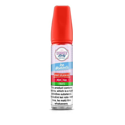 Fruit Splash - Dinner Lady Ice Moments | 60ML Vape Juice | 3MG, 6MG | Vape Store