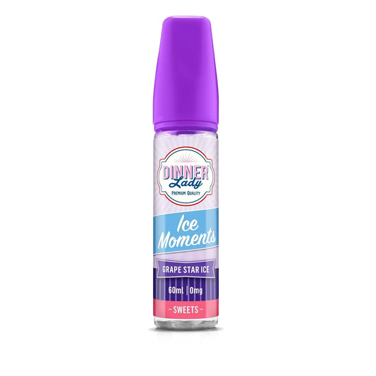 Grape Star - Dinner Lady Ice Moments | 60ML Vape Juice | 3MG, 6MG | Vape Store
