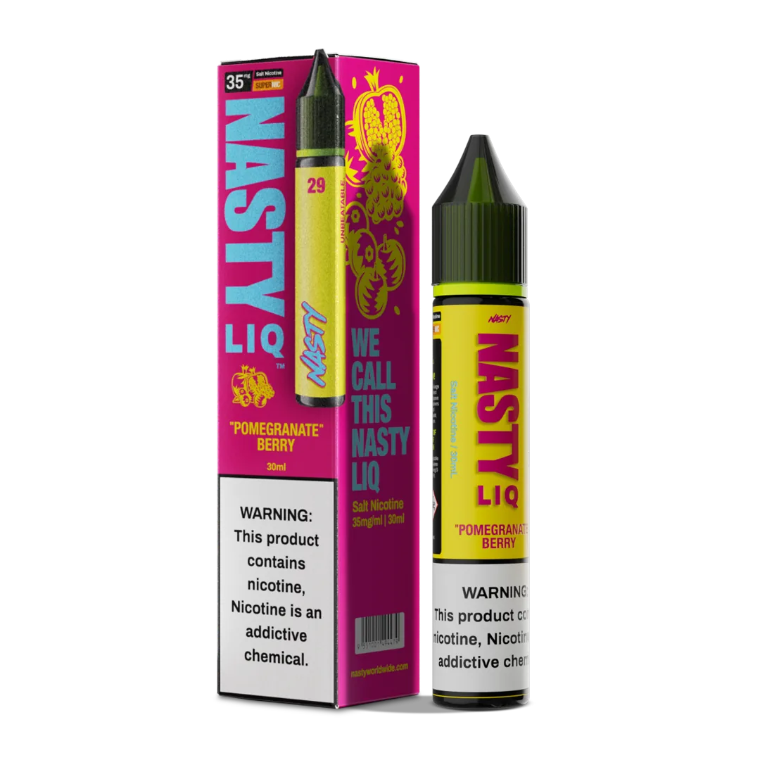 Pomegranate Berry - NASTY LIQ | 30ML Vape Juice | 35MG, 50MG | Vape Store