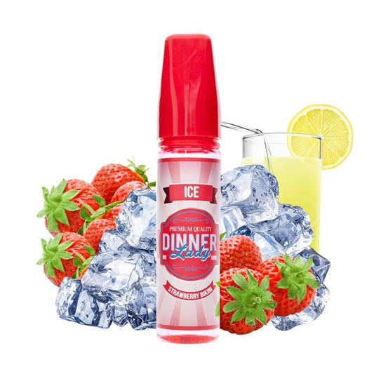 Strawberry Bikini Ice - Dinner Lady | 60ML Vape Juice | 3MG, 6MG | Vape Store