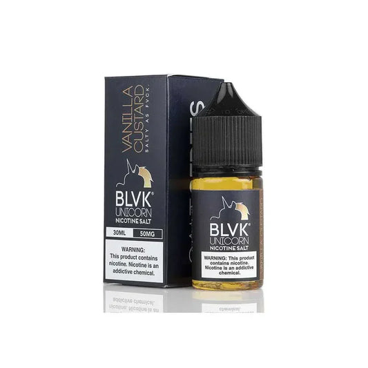 Vanilla Custard - BLVK Salt | 30ML Vape Juice | 35MG | Vape Store