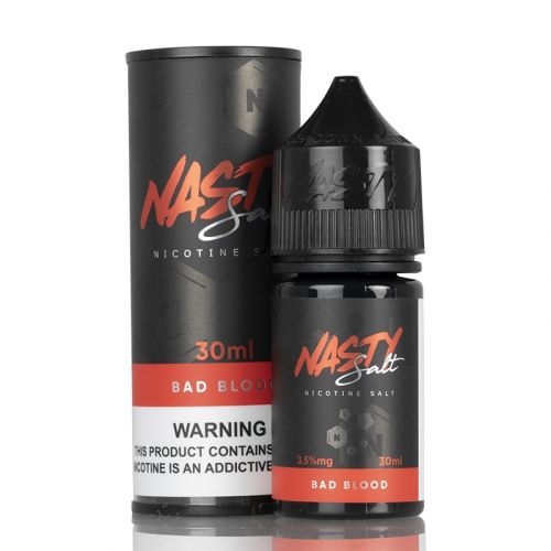 Bad Blood - Nasty Salt | 30Ml Vape Juice | 35MG, 50MG | Vape Store