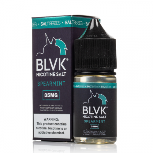 Spearmint - BLVK salt | 30ML Vape Juice | 50MG | Vape Store