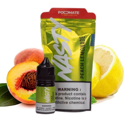 Peach Lemonade - Nasty Podmate Salt | 30ML Vape Juice | 35MG, 50MG | Vape Store