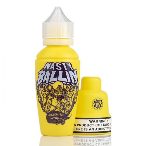 Passion Killa - Nasty Ballin E-Liquid | 60ML Vape Juice | 0MG, 3MG, 6MG | Vape Store